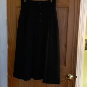 YSL Midi Wool Skirt